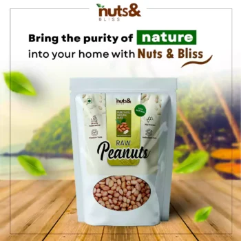 Nuts & Bliss Organic Raw Peanut 400g | 800g - Image 3