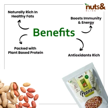 Nuts & Bliss Organic Raw Peanut 400g | 800g - Image 5