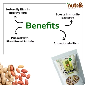 Nuts & Bliss Roasted Salted Peanut 400g - Image 5