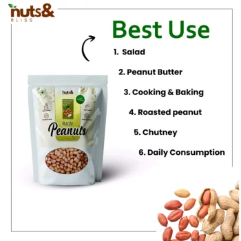 Nuts & Bliss Organic Raw Peanut 400g | 800g - Image 6
