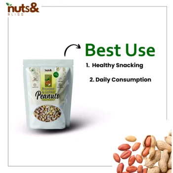 Nuts & Bliss Roasted Salted Peanut 400g - Image 6