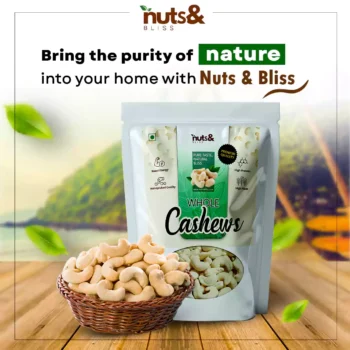 Nuts & Bliss Premium Cashew Nuts (Kaju) 400g | 800g - Image 3
