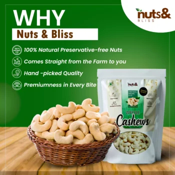 Nuts & Bliss Premium Cashew Nuts (Kaju) 400g | 800g - Image 4