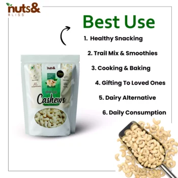 Nuts & Bliss Premium Cashew Nuts (Kaju) 400g | 800g - Image 6