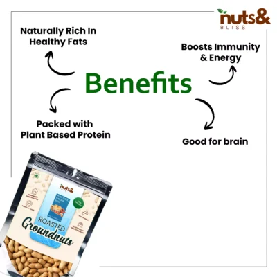 Nuts & Bliss 100% Natural Sand Roasted Home-made Groundnuts with shell 400g | 800g | 1.8kg - Image 5